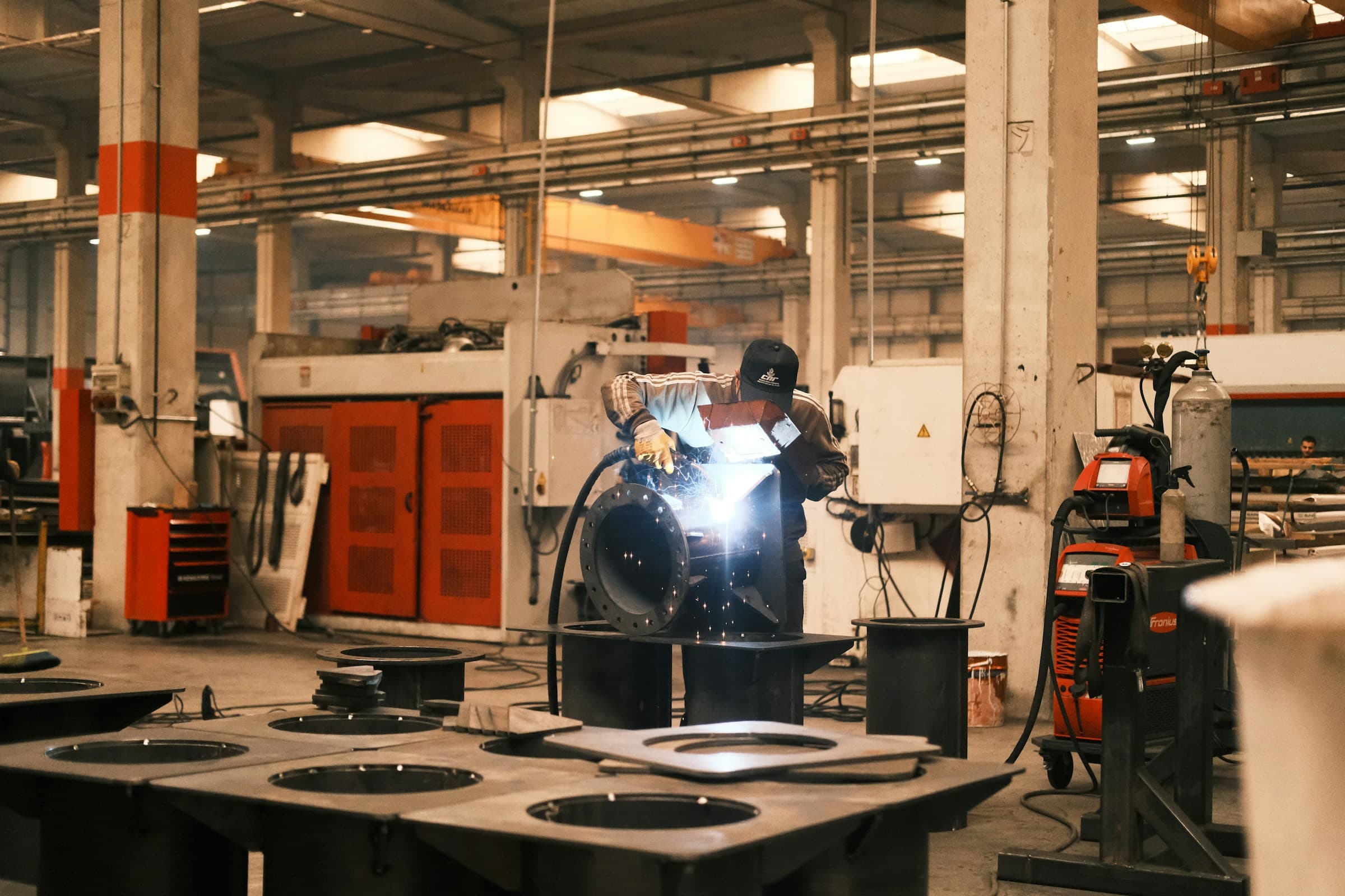 Saudi valve precision manufacturing, industrial fabrication, and welding at RSF Arabia facility in Saudi Arabia